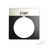 “START” Single Position Legend Plate