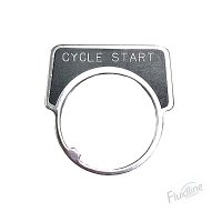 “CYCLE START” Single Position Legend Plate