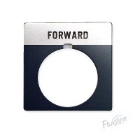 “FORWARD” Single Position Legend Plate
