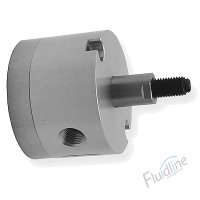 1-1/8 x 1/2 Single Acting Spring Extend Pancake Cylinder w/ Male Rod Stud