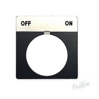 “OFF-ON” Two Position Legend Plate