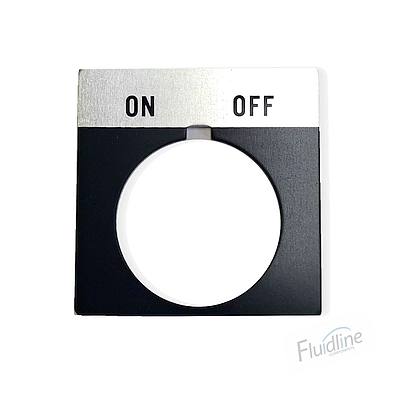 Panel Mounted Valve Legend Plate [59068-66]