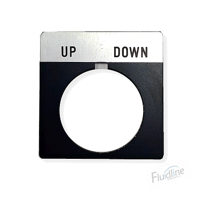 Panel Mounted Valve Legend Plate [59068-70]